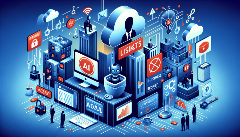 AI活用に伴う営業秘密のリスク管理：無許可利用で訴訟に発展。