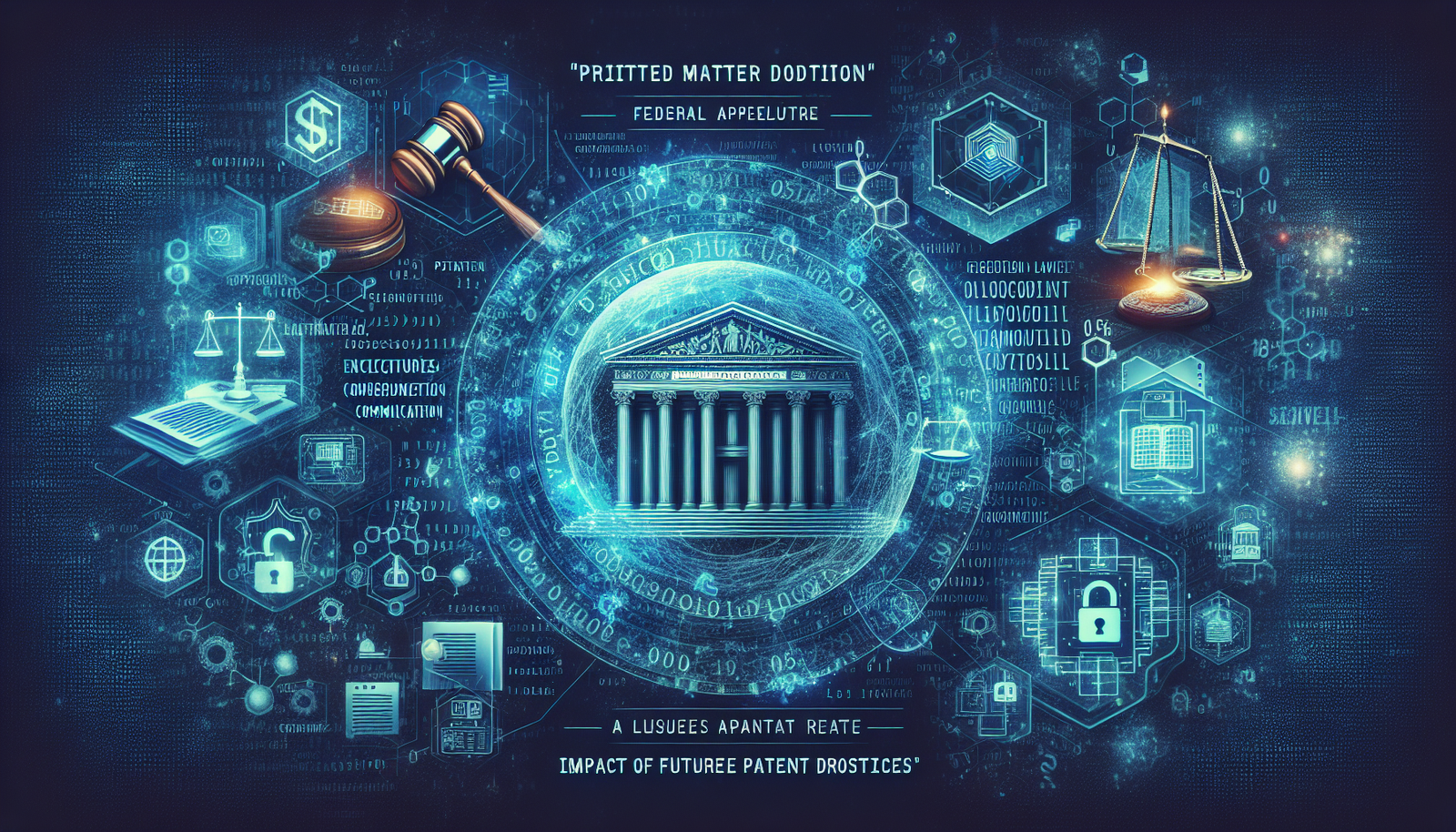 Image illustrating the concept of Printed Matter Doctrine in patent law, focusing on the exclusion of claims solely related to information transmission content. Case study: IOENGINE, LLC v. Ingenico Inc. analyzing CAFC's decision and implications for patent practice.
