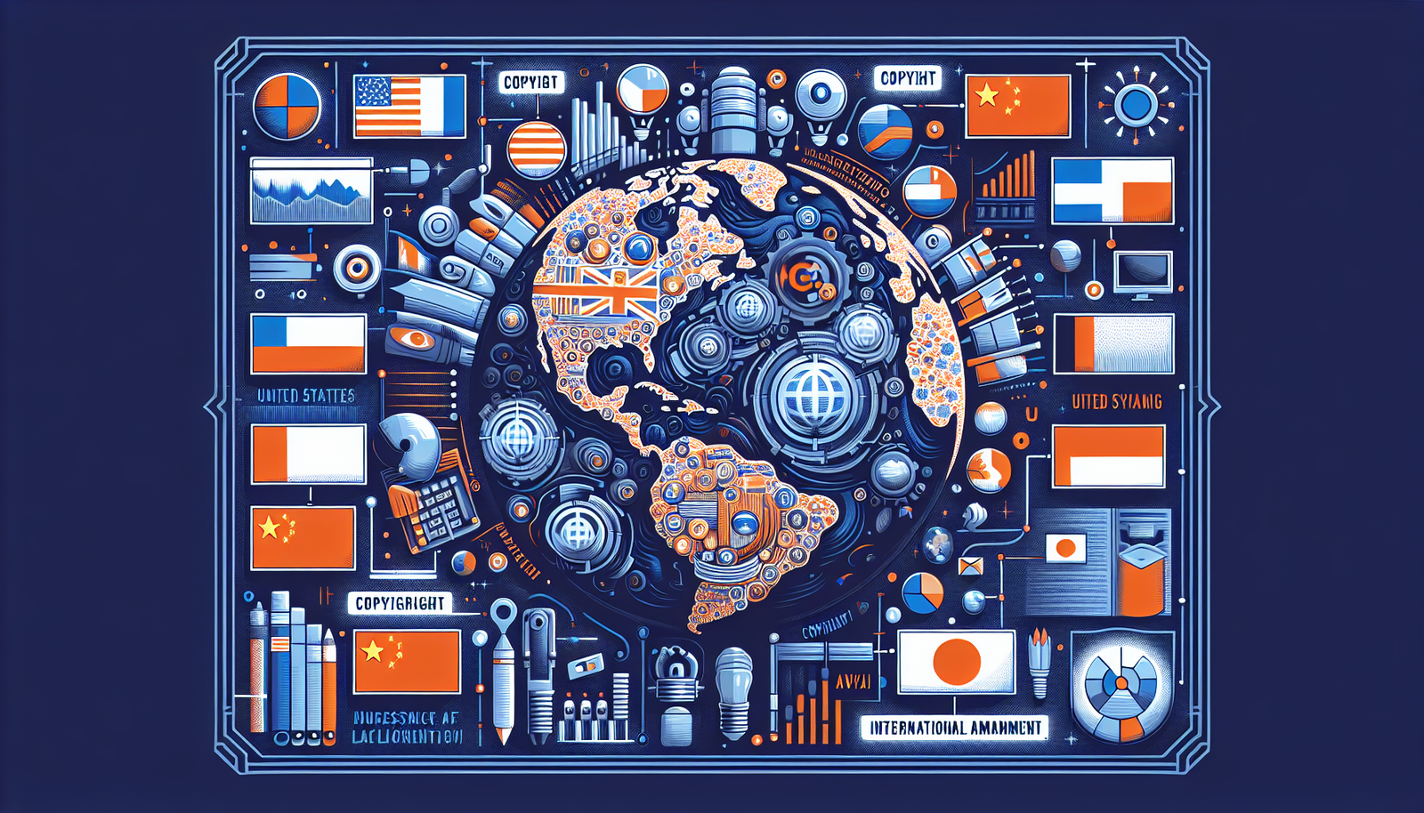 AI-generated content copyright protection trends and legal challenges in the international landscape discussed with a focus on the United States, EU, UK, China, and more. Analysis on key issues such as human creativity requirements, authorship, originality criteria. Covers the impact on copyright registration, litigation, need for international harmony, potential legislative changes, and offers specific strategies for companies and creators. Essential insights for exploring the balance between technological innovation and legal frameworks in the AI era, a must-read for everyone in the creative industry.
