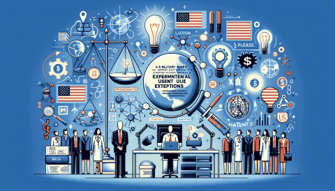 USPTO experimentelle Nutzung requirements Advocacy Artwork.