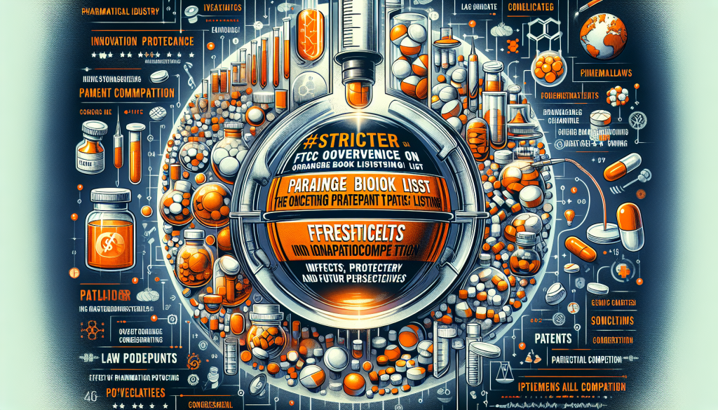 FTCによるオレンジブック特許リストの取り締まり強化についての詳細な解説。製薬業界への影響、今後の展望、新政策声明、挑戦、製薬会社の対応、法的展開、ジェネリック競争への影響などを徹底的に分析。イノベーションの保護と公正な競争のバランス、FDAの役割、議会の動向、患者への影響など多角的視点からの見解。製薬業界関係者や医療政策に興味のある方にとって必読の内容。アメリカの医薬品市場の未来を左右する重要な課題の本質に迫る。