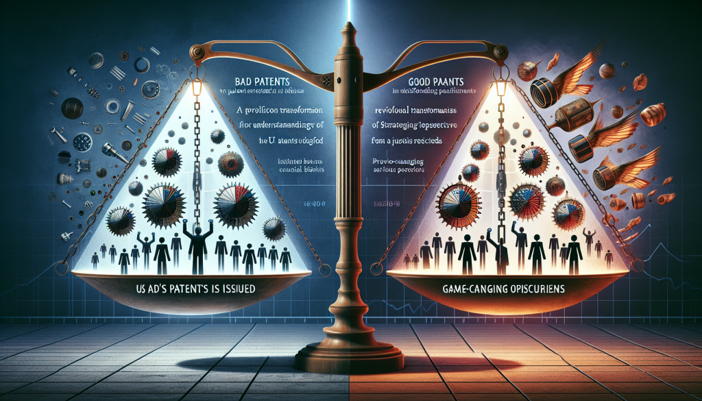米国特許の品質に関する画期的な報告書の内容を描写した文章の画像