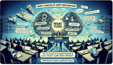 Analysis of OpenAI's patent pledge focusing on the perspective of intellectual property professionals. Reveals serious practical issues such as lack of legal enforceability, ambiguity in the definition of defensive use, and significant loopholes in rights exercise restrictions. Suggests that concepts like broad access and collaboration may be part of a PR strategy rather than substantial initiatives. Explores the true intentions and practical challenges of OpenAI's patent pledge with detailed explanations and specific examples. Essential analysis report for intellectual property professionals involved in IP strategy.