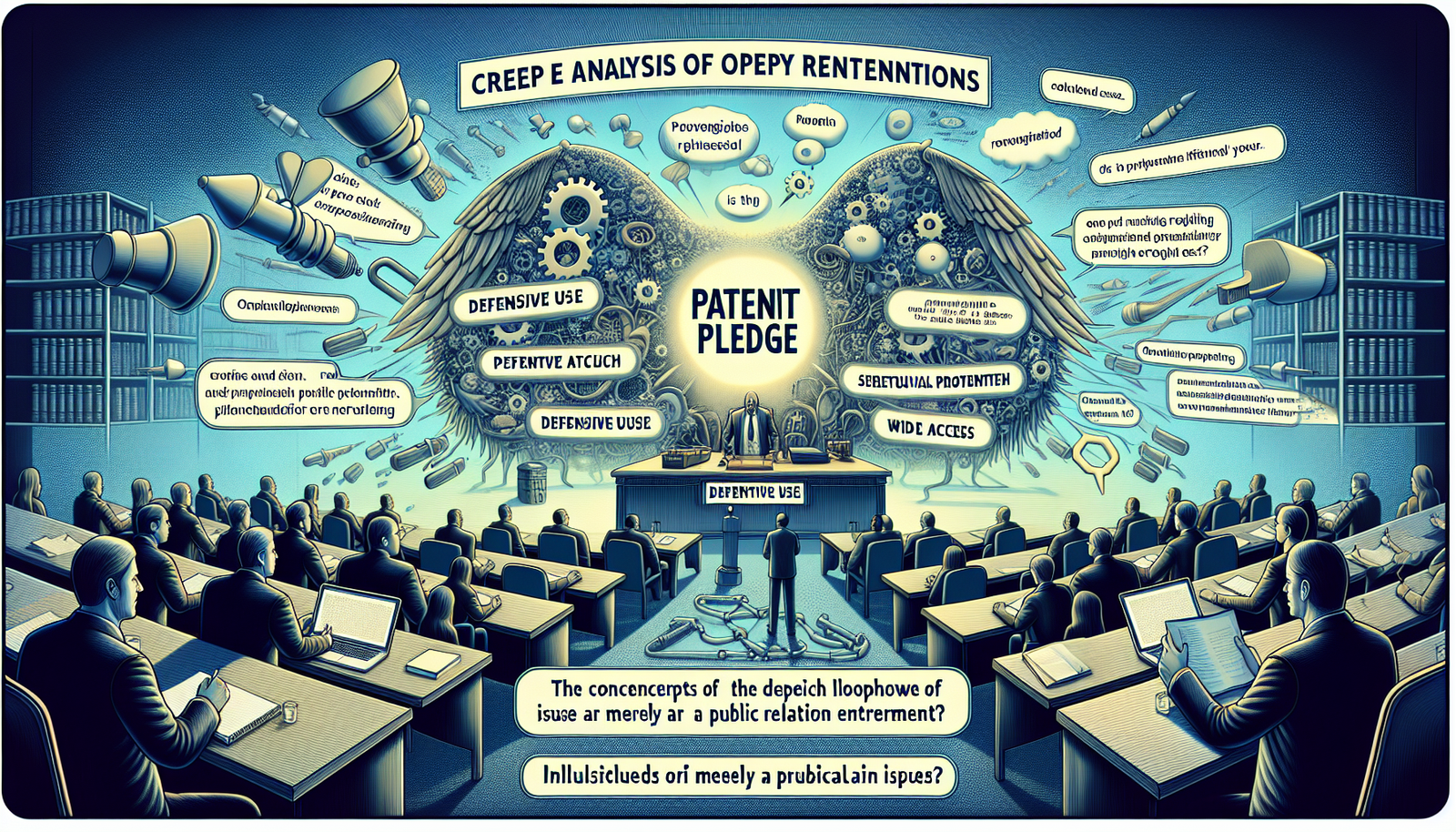 Analysis of OpenAI's patent pledge focusing on the perspective of intellectual property professionals. Reveals serious practical issues such as lack of legal enforceability, ambiguity in the definition of defensive use, and significant loopholes in rights exercise restrictions. Suggests that concepts like broad access and collaboration may be part of a PR strategy rather than substantial initiatives. Explores the true intentions and practical challenges of OpenAI's patent pledge with detailed explanations and specific examples. Essential analysis report for intellectual property professionals involved in IP strategy.