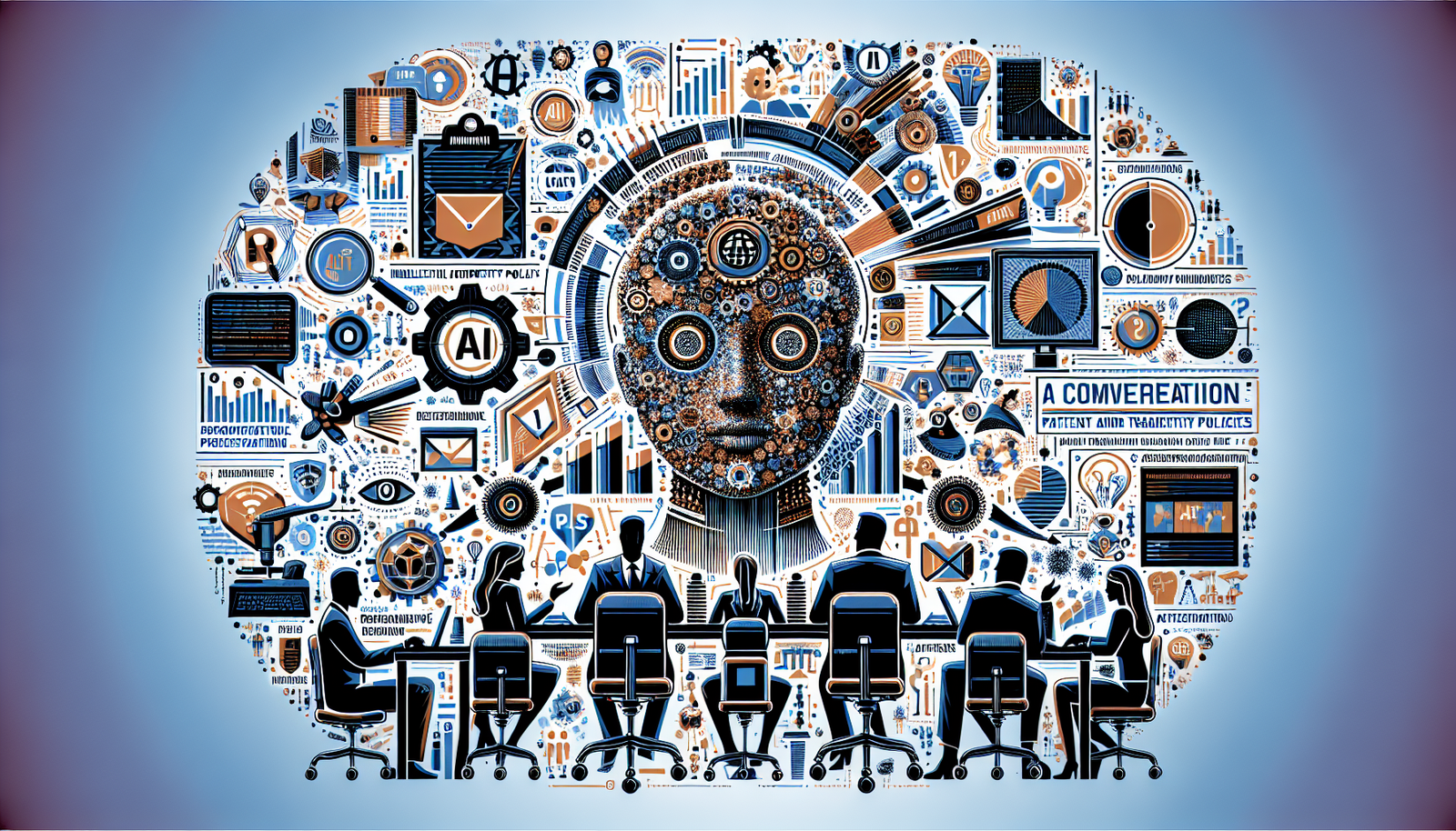 USPTO's 2025 AI strategy document with key focus areas for intellectual property policy and technological innovation