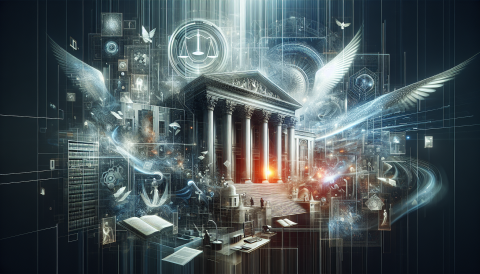 A diagram or infographic explaining the legal complexities of trademark descriptiveness and secondary meaning in the iVoterGuide case by the CAFC