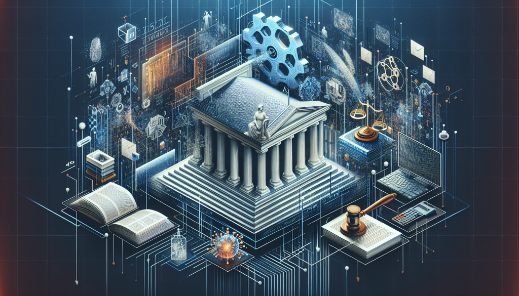 Machine learning patent eligibility decision by the CAFC showing a legal document with data and technical diagrams in the background