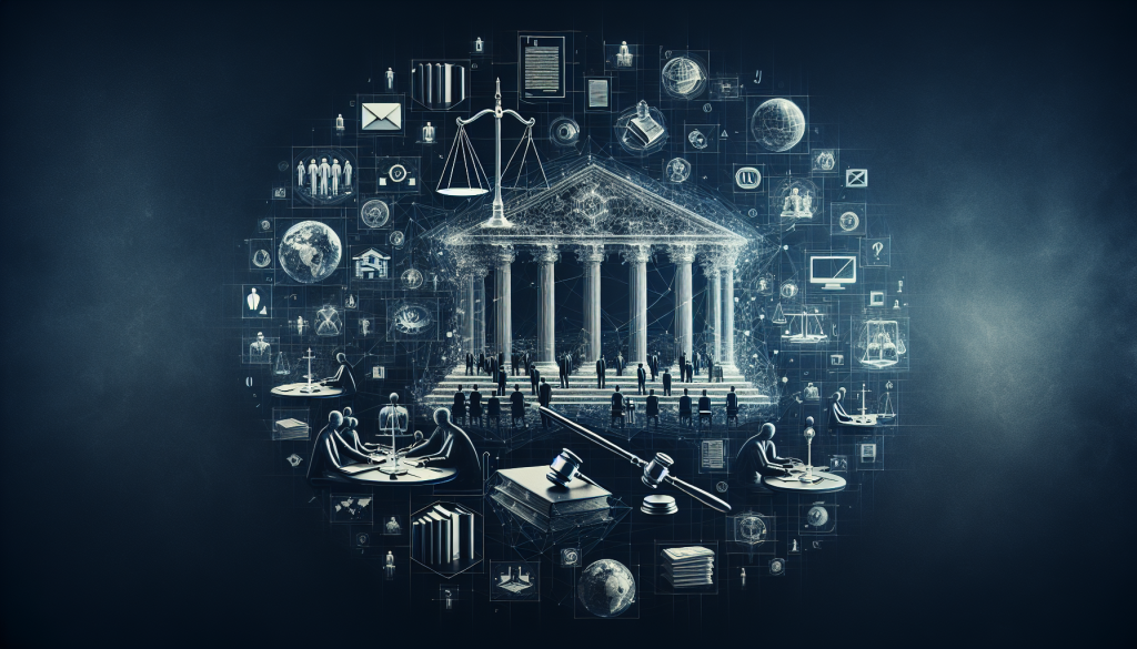 A federal court document showing patent transfer and trade secret infringement details with legal paperwork and patent documents in the background