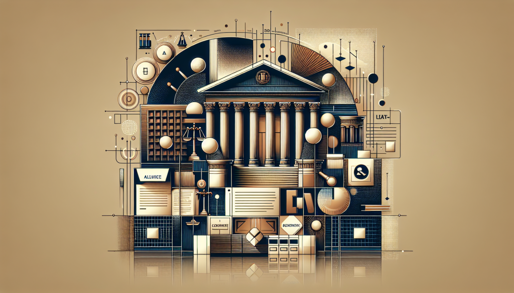 A gavel and a legal document with a space force emblem, symbolizing the CAFC's ruling on trademark examination in the In re Thomas D. Foster, APC case.