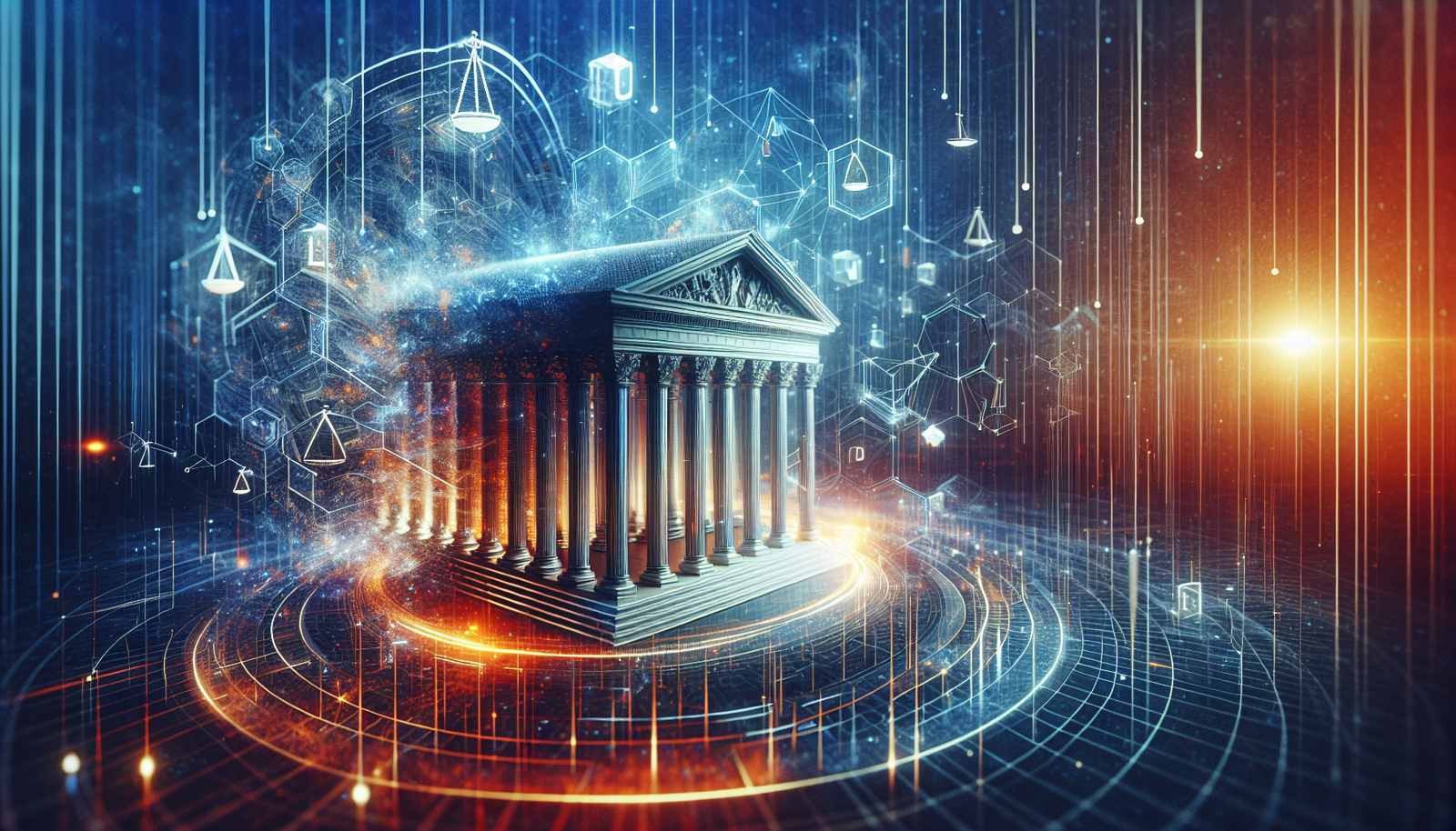 Legal document illustration depicting a pivotal court decision on transformative use and fair use doctrine in copyright law