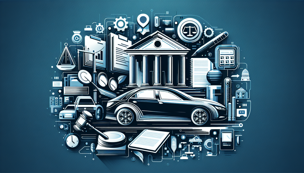 A detailed illustration showing a sleek black muscle car (Eleanor from Gone in 60 Seconds) with legal documents and copyright symbols in the background, symbolizing the complex legal discussion about character copyright for automobiles