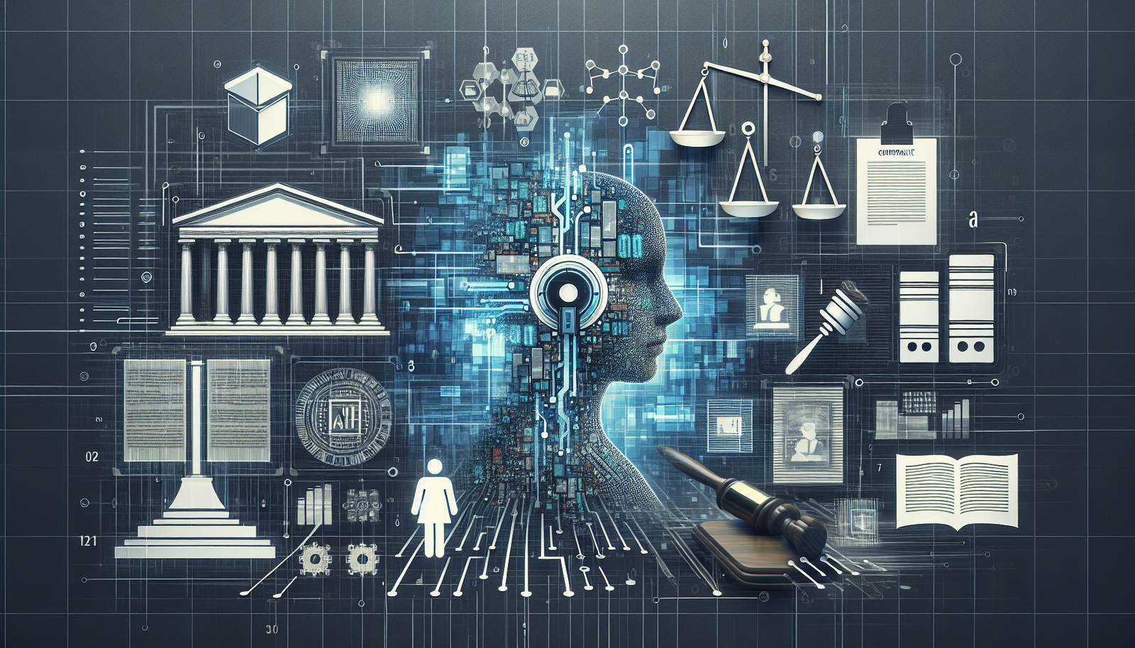 AI著作権訴訟における判決の法的意義を解説する記事の挿絵
